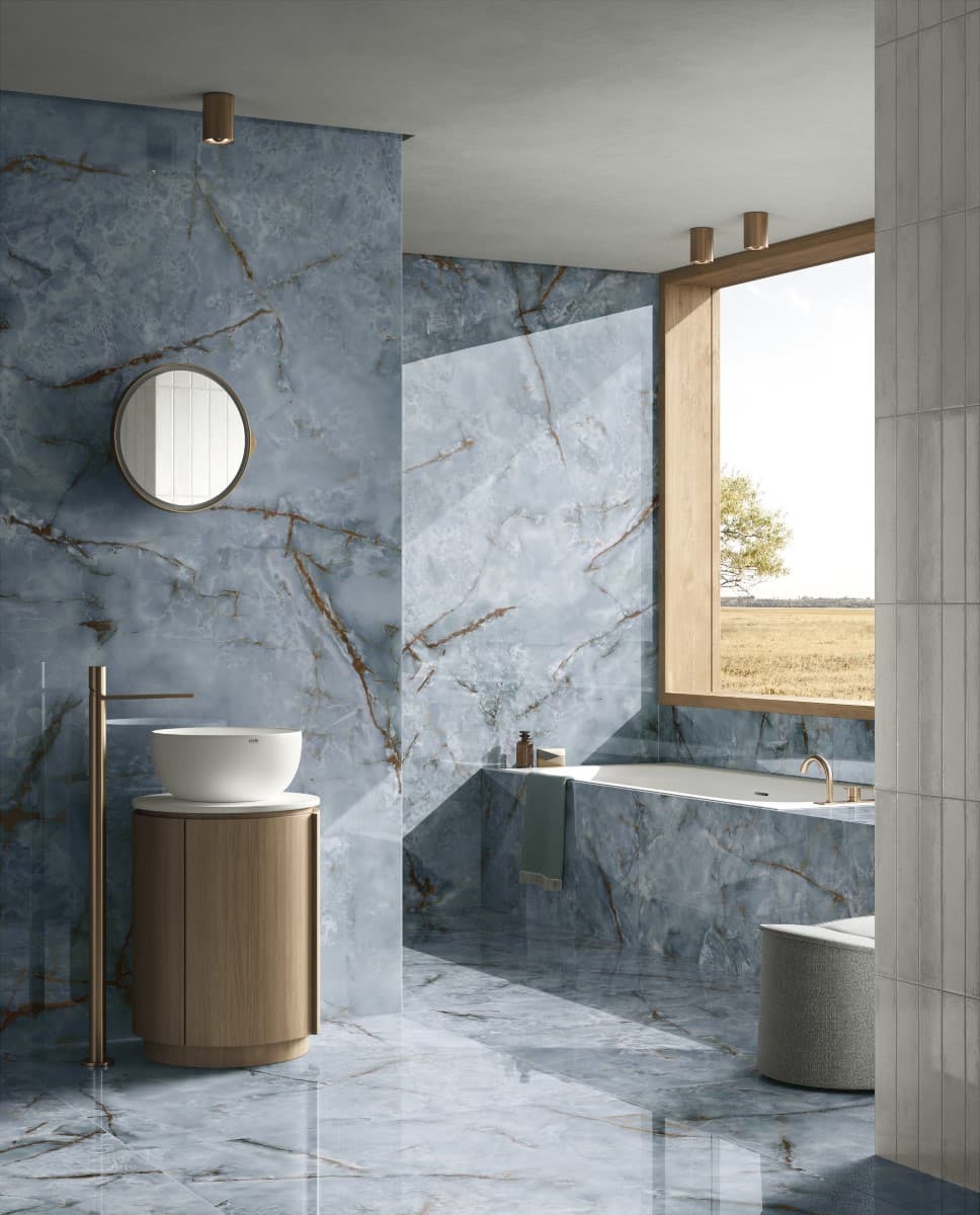 HPM 02 Onice Azzurro Rett 60 x60 - Image 2